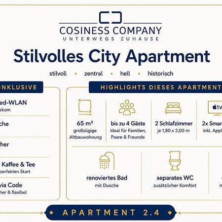Nr 4 Stilvolles Am Marktplatz 65 Qm #cosiness Company24 * Schwerin (Mecklenburg-Vorpommern)